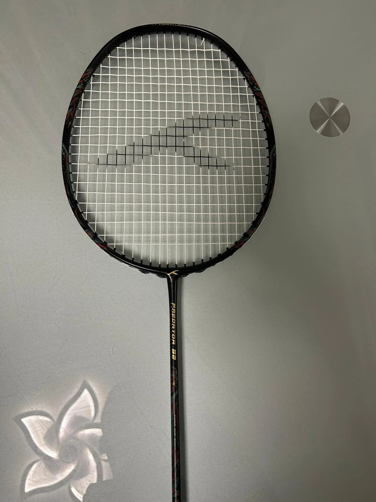 Hundred Predator 82 Extra Strong Graphite Badminton Racket Max Tension : ≤38 |4U