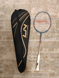 LI-NING Air-Force 78 G3 Navy,Silver,Orange Strung Badminton Racquet | 78g | G6