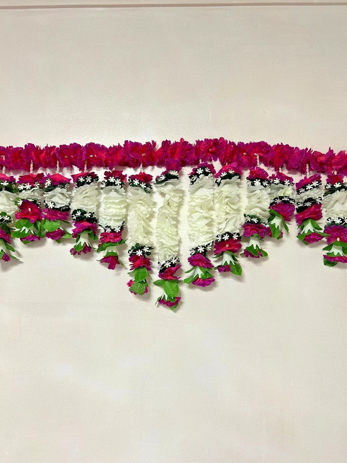 New Indian handcrafted toran door hangings decor wedding mehndi party Diwali RED