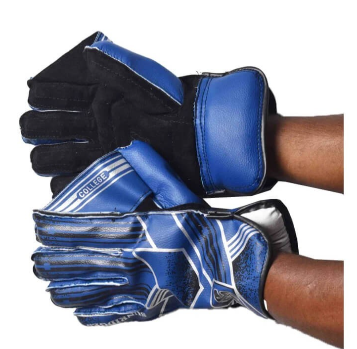 Cricket Wicket Keeping Gloves - SS College | Youth | Pair | Cricket | Premium