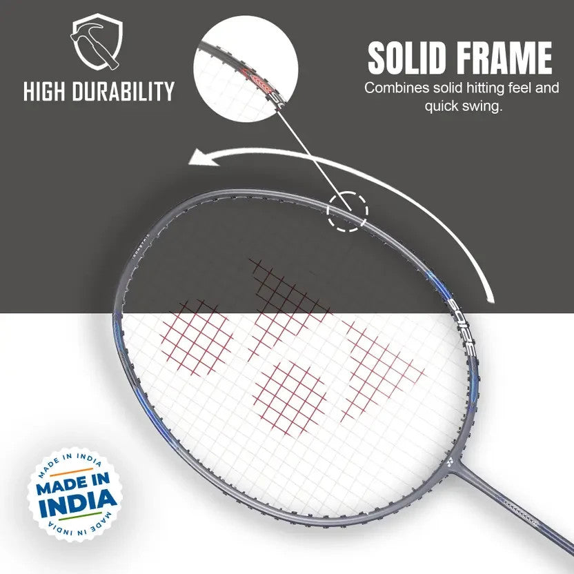 YONEX badminton racquet Astrox Attack 9 Grey Strung Badminton Racquet Pack of 1