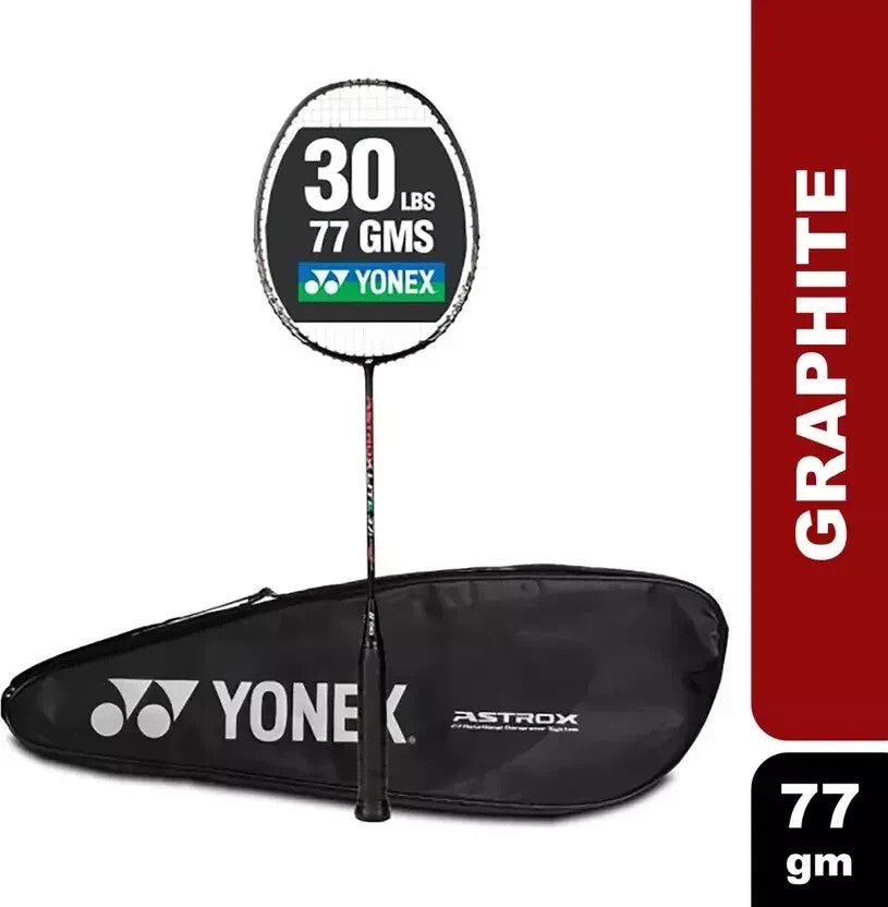 YONEX Astrox Lite 37i Black Strung Badminton Racquet (Pack of: 1, 77 g) | NEW |