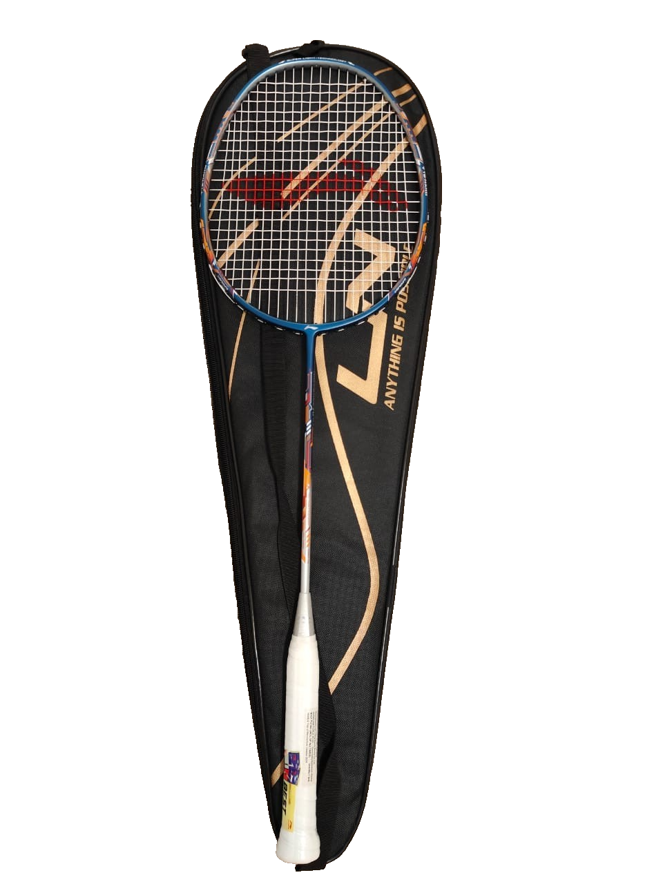 LI-NING Air-Force 78 G3 Navy,Silver,Orange Strung Badminton Racquet | 78g | G6