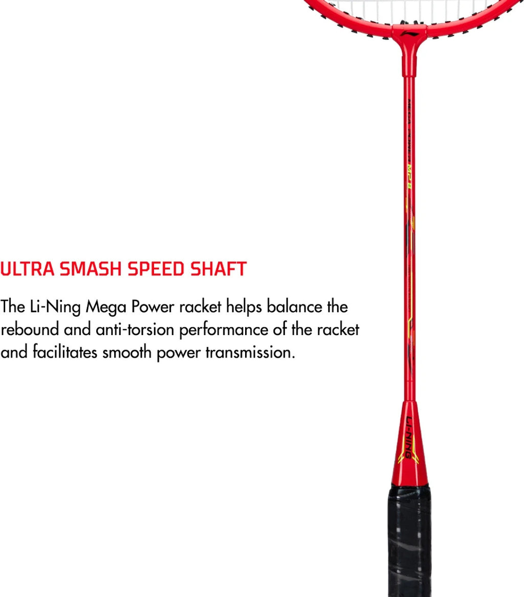 LI-NING Mega Power MP 8 - Pack of 1 Full Covers Multicolor Strung Badminton