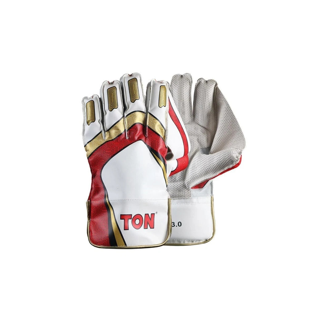 TON Pro 3.0 Cricket Wicket Keeping Gloves for MEN - Premium Quality with CASE