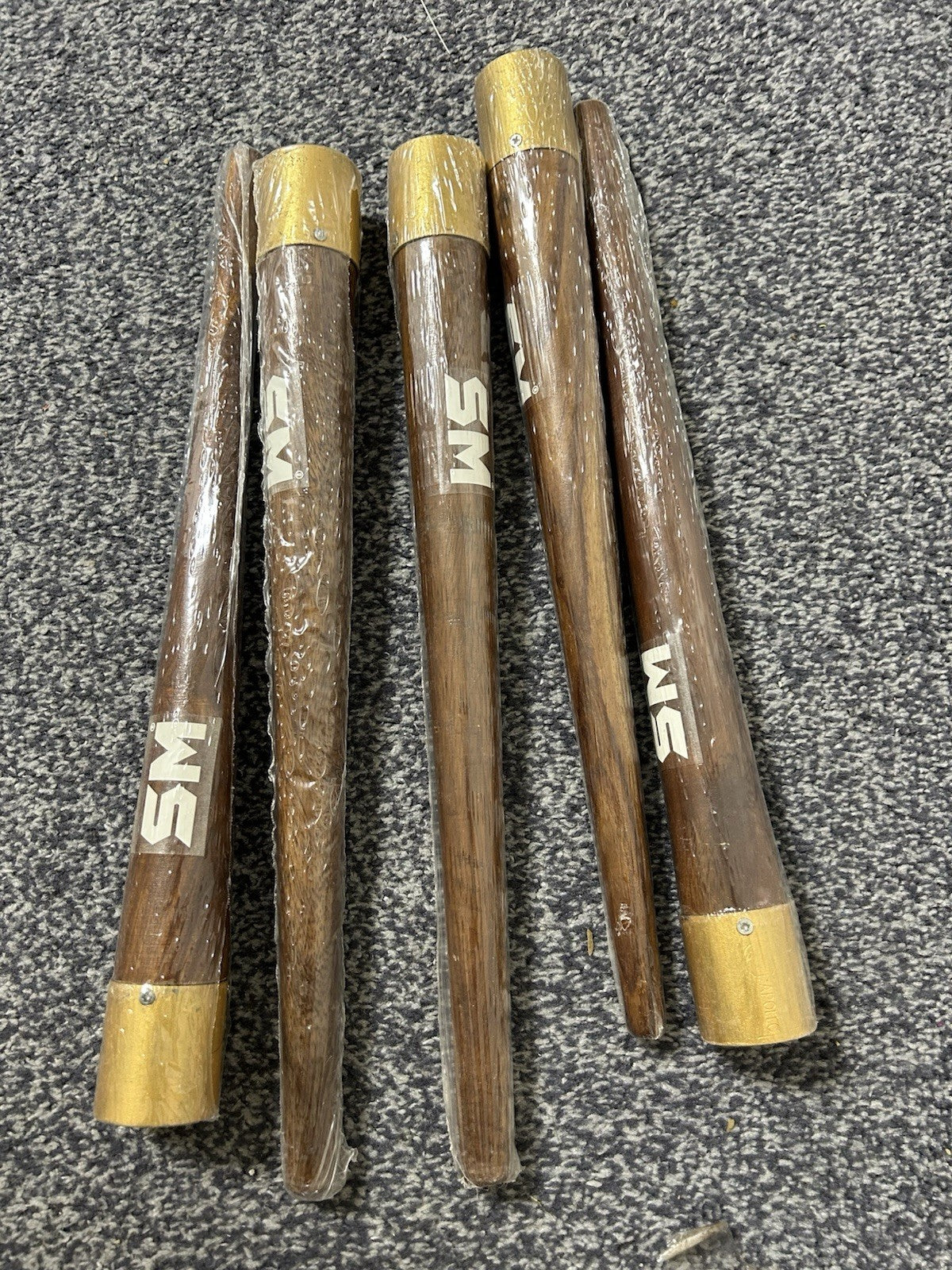 SM Cricket Bat Cone Wooden Grip Applicator Gripper Bat Tool Accessory - Brass