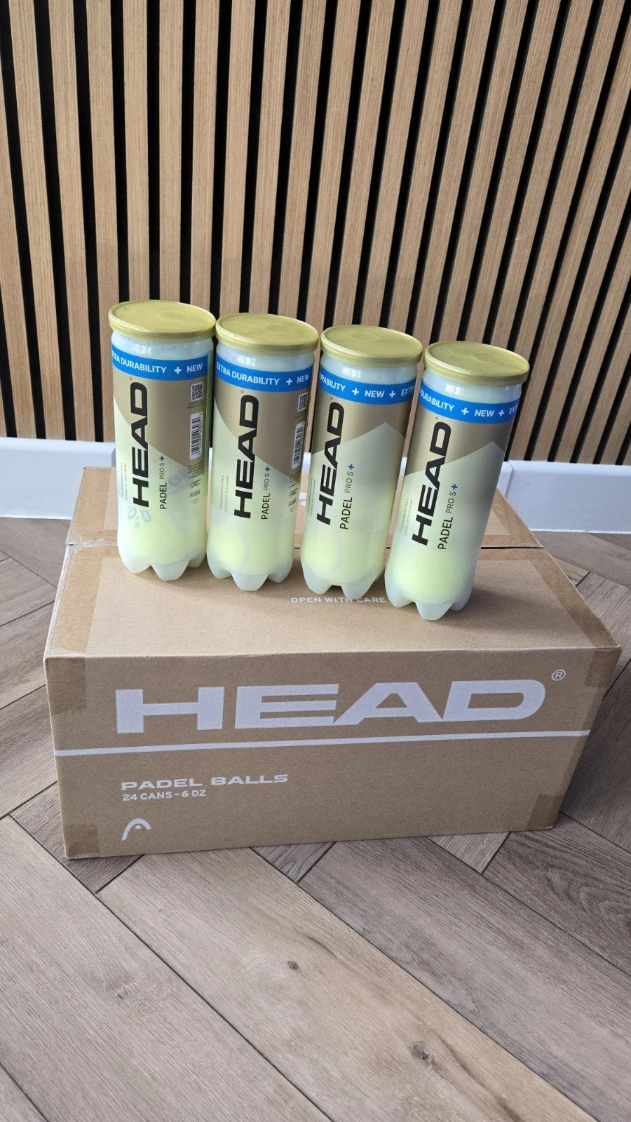 HEAD Pro+ Padel Balls Dozen - Dozen Balls New Sealed FREEPOST