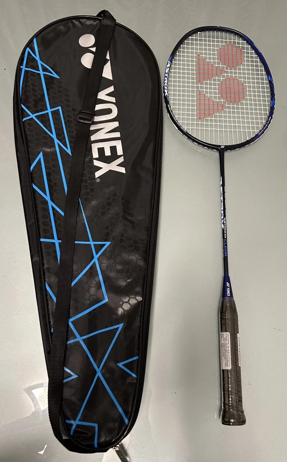Yonex Astrox 01 Clear Badminton Racket | Strung | 4UG4 | Blue/Black | Case | NEW