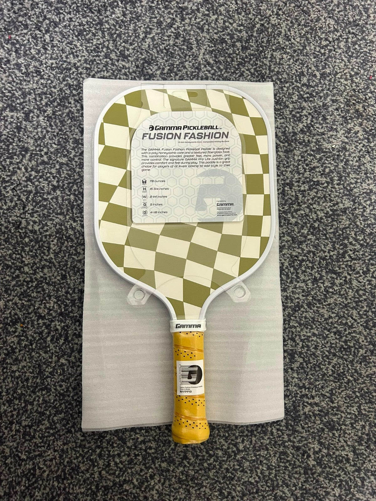 GAMMA Fusion Fashion Pickleball Paddle – Optional Paddle Cover – NEW