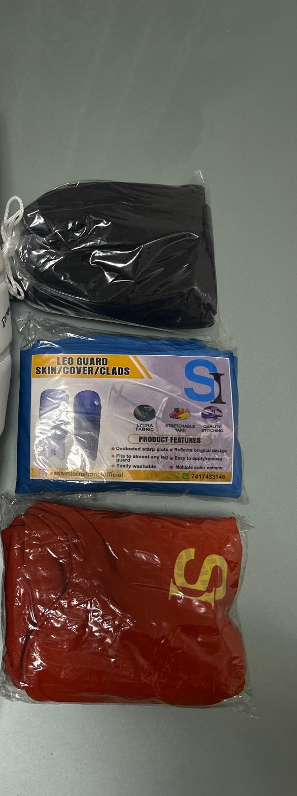 Batting Leg guard Covers Clads Outer UK- one size - stretchable - washable -pair