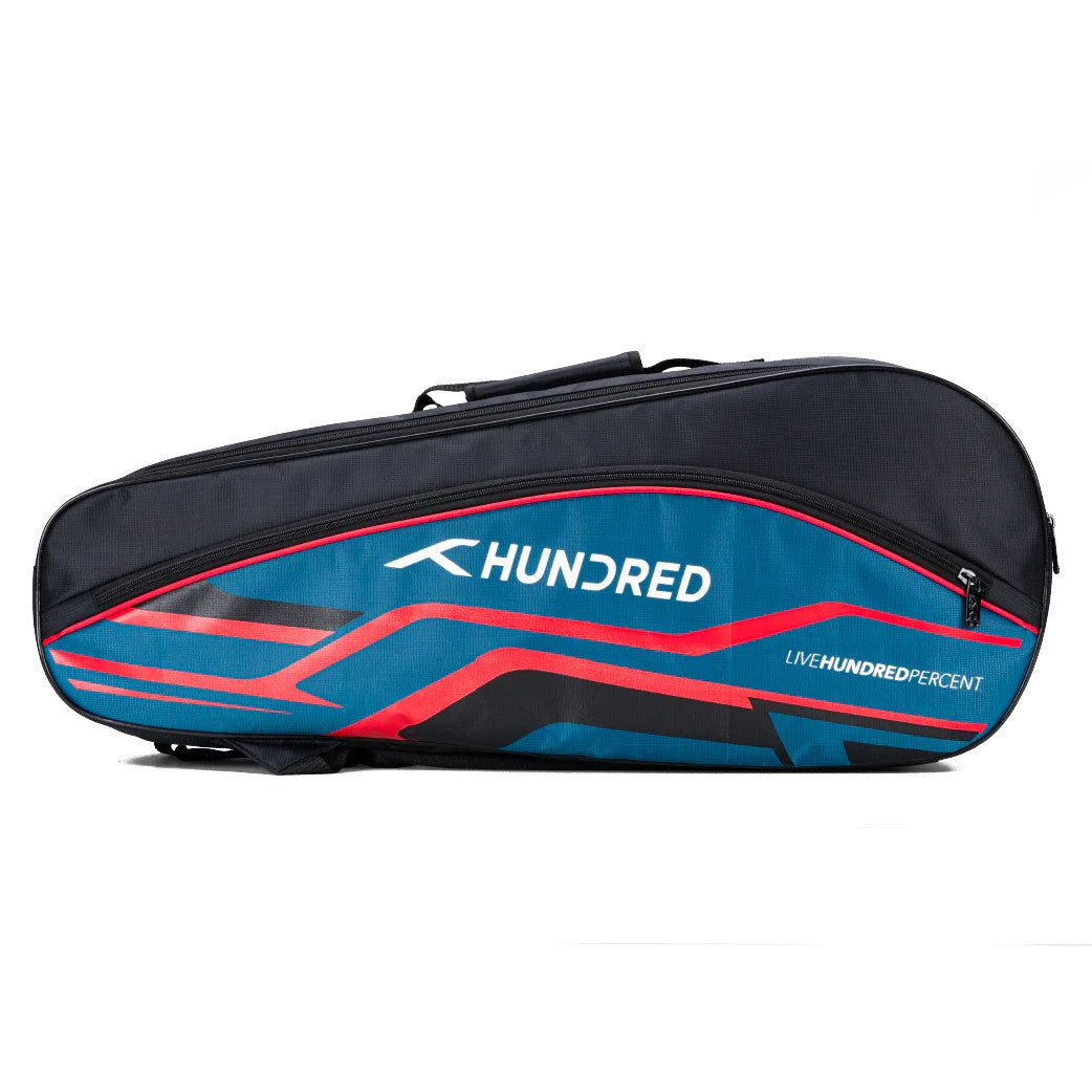 Hundred Glacio Pack Badminton Kit Bag – 50L Standard Black/Teal Green | Premium