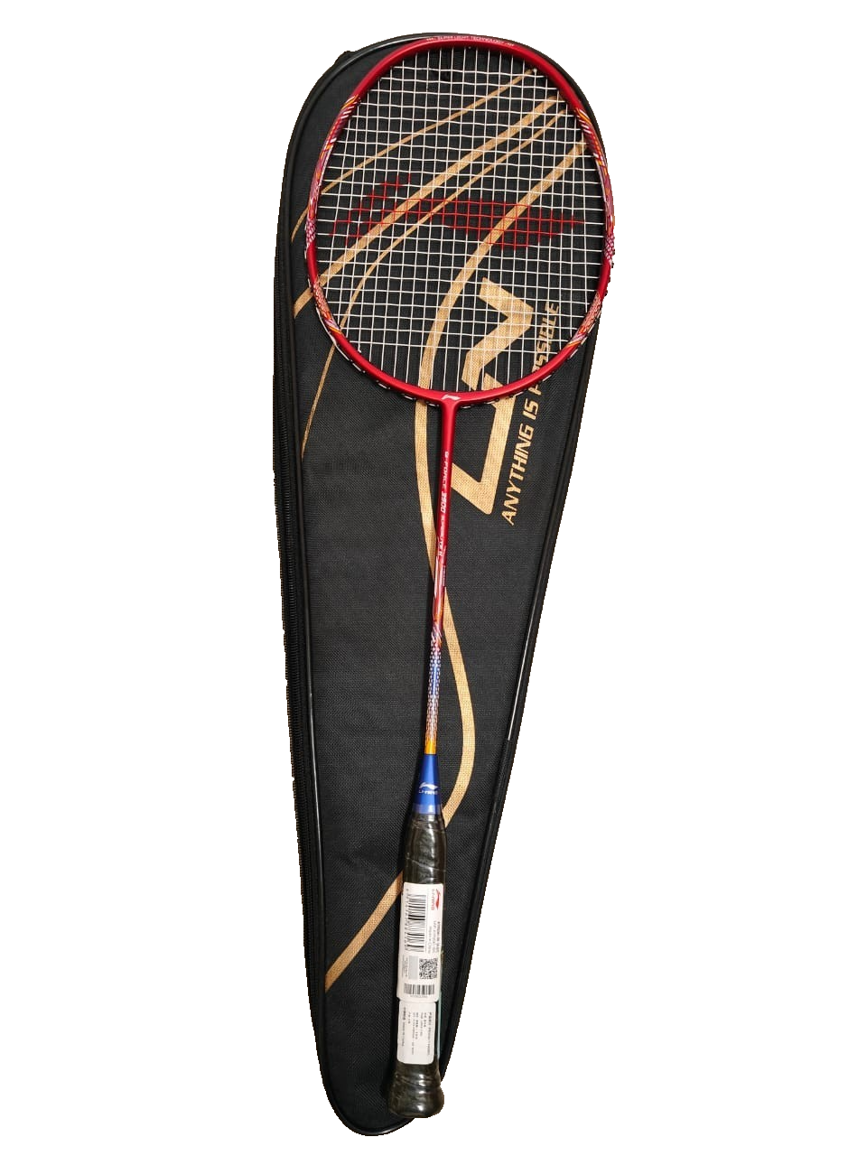 LI-NING G-Force 3900 II Superlite Red Badminton Racquet (Pack of 1) 5U G6 Strung