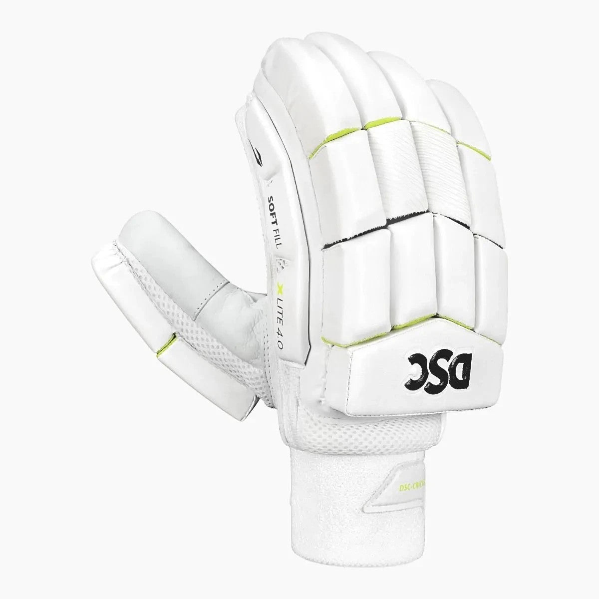 2026 DSC Cricket Xlite 4.0 Batting Gloves - White - Free P&P