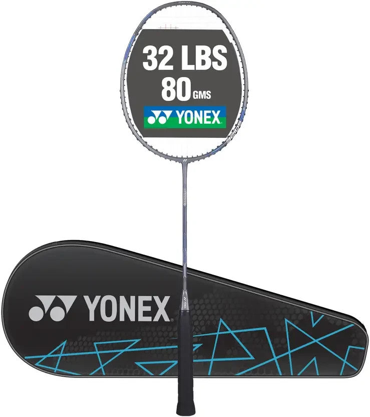 YONEX badminton racquet Astrox Attack 9 Grey Strung Badminton Racquet Pack of 1