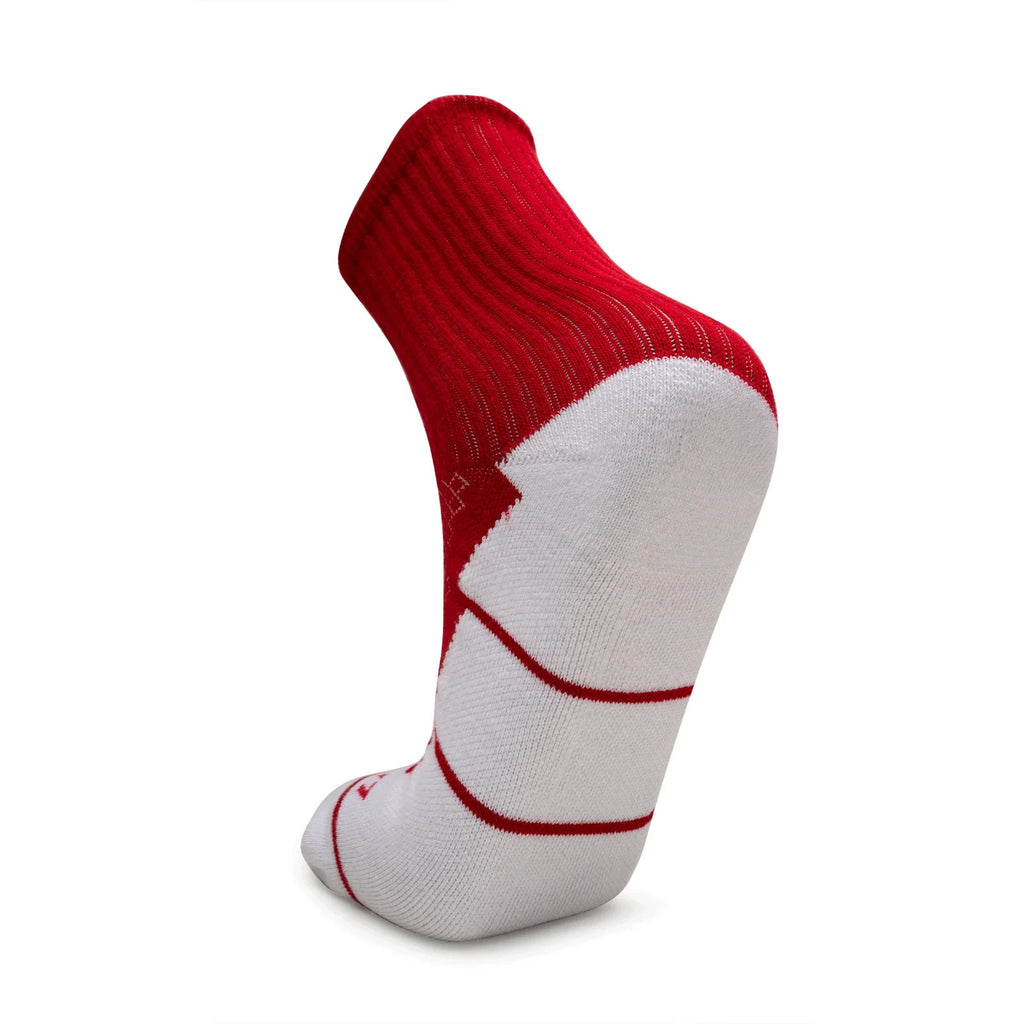 Li-Ning Step Socks Men’s High Quarter Sports Socks 22–24cm – Blue/Red available