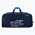2026 DSC Intense Shoc Wheelie Cricket Kit Bag - Navy - Size: 90 x 35 x 38cm