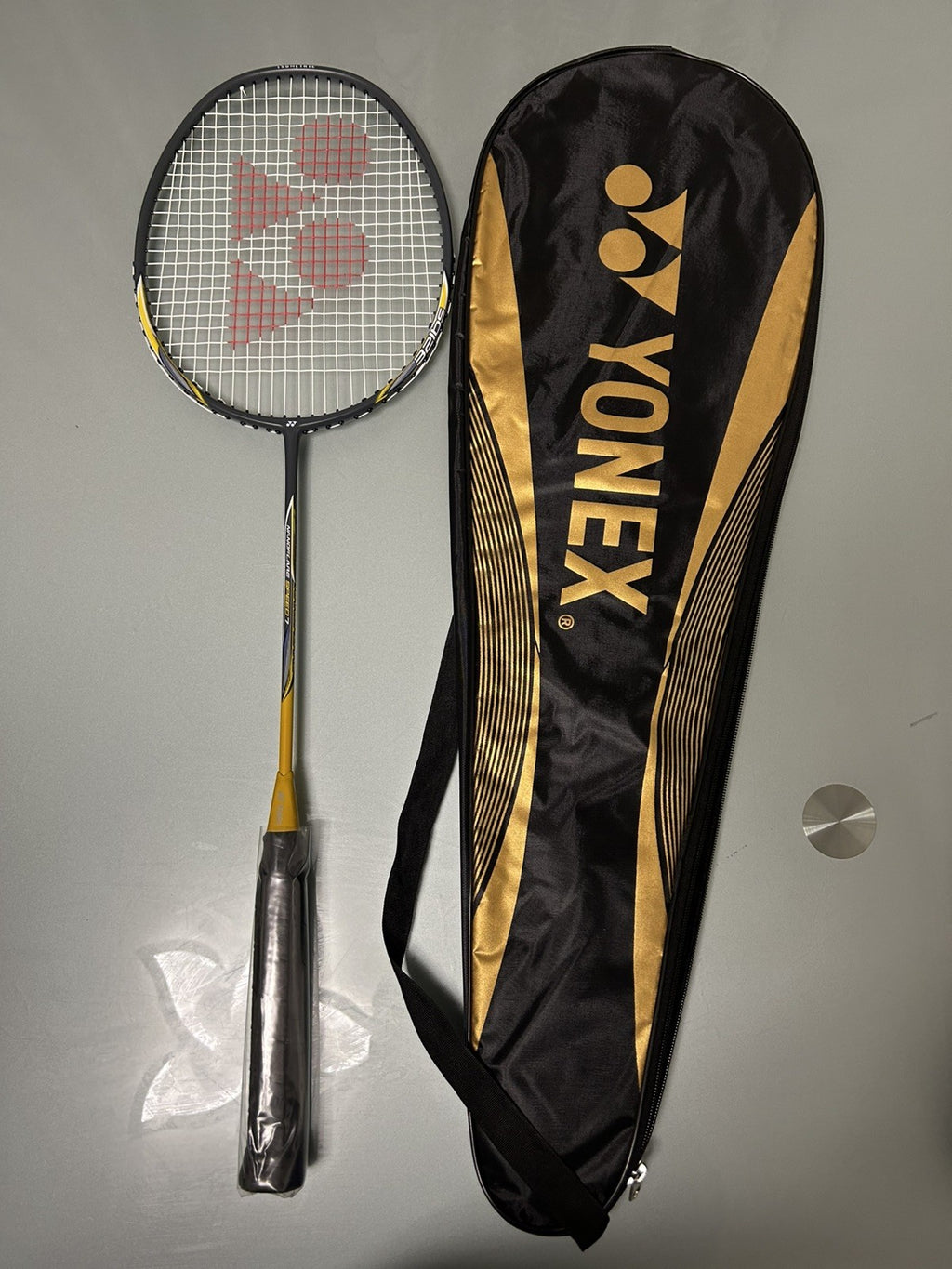 Yonex Nanoflare Speed 7 Badminton Racquet Yellow G4 4U Isometric Frame
