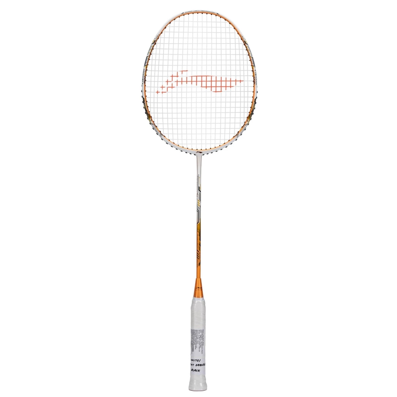 LI-NING Air -Force 78 G3 White/Orange Strung Badminton Racquet Pack of: 1, 78g