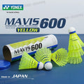YONEX Mavis 600 Badminton Shuttlecocks, Tube of 6 Pieces - Speed Medium