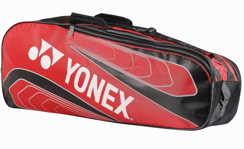 Yonex Racket Bag SUNR23025 | Storage of 3 Rackets & Clothes | Red | Premium |NEW