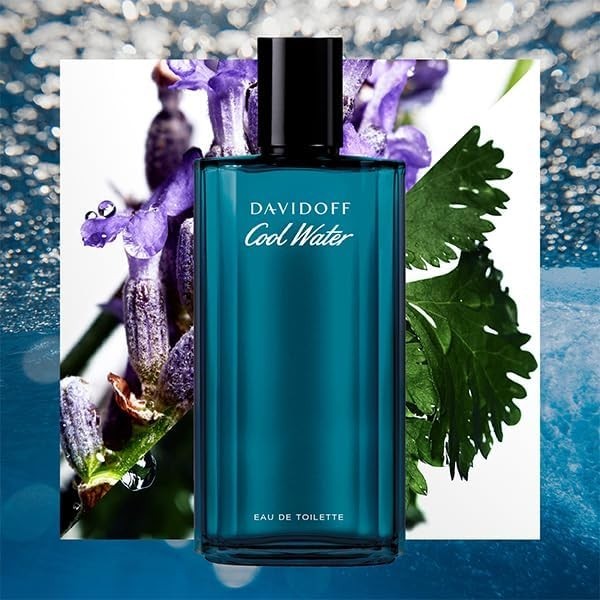 Davidoff Cool Water Man Eau De Toilette 125ml Spray For Him Mens - Fresh, Marine