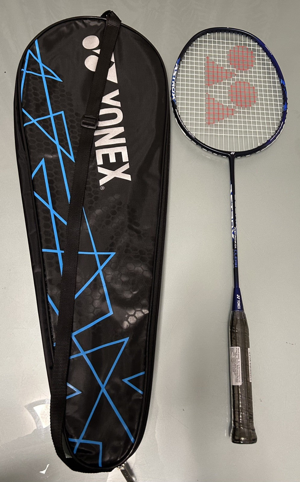 Yonex Astrox 01 Clear Badminton Racket | Strung | 4UG4 | Blue/Black | Case