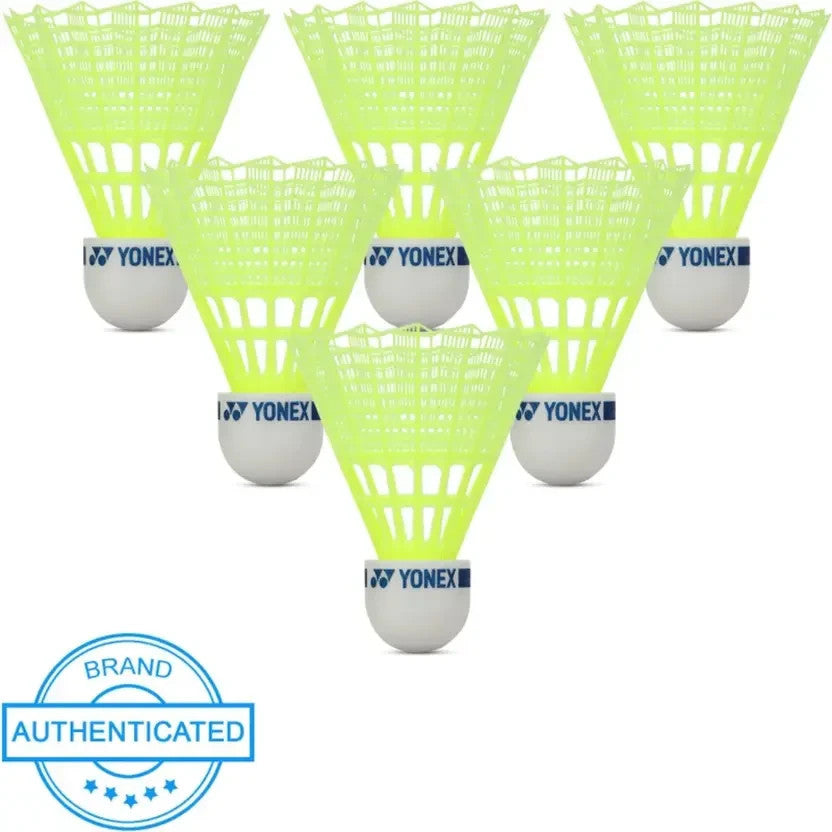 YONEX Mavis 10 Shuttle Cock (Yellow) - Green Cap | WHOLE BOX (Pack of 10 Tubes)