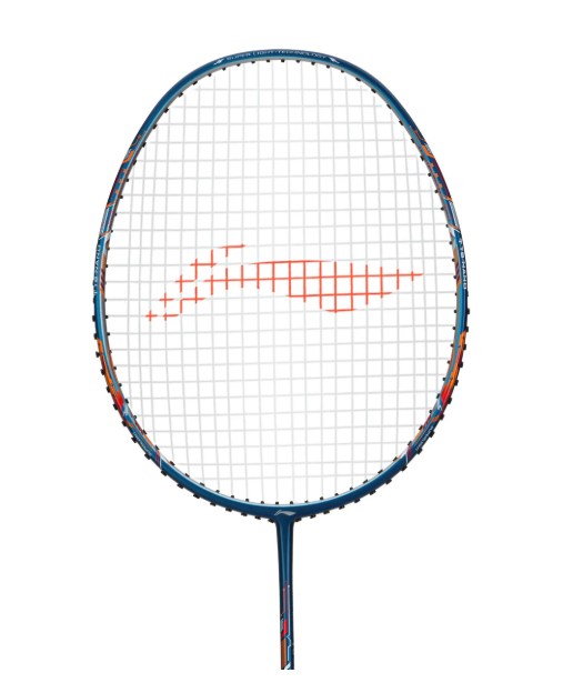 LI-NING Air-Force 78 G3 Navy,Silver,Orange Strung Badminton Racquet | 78g | G6