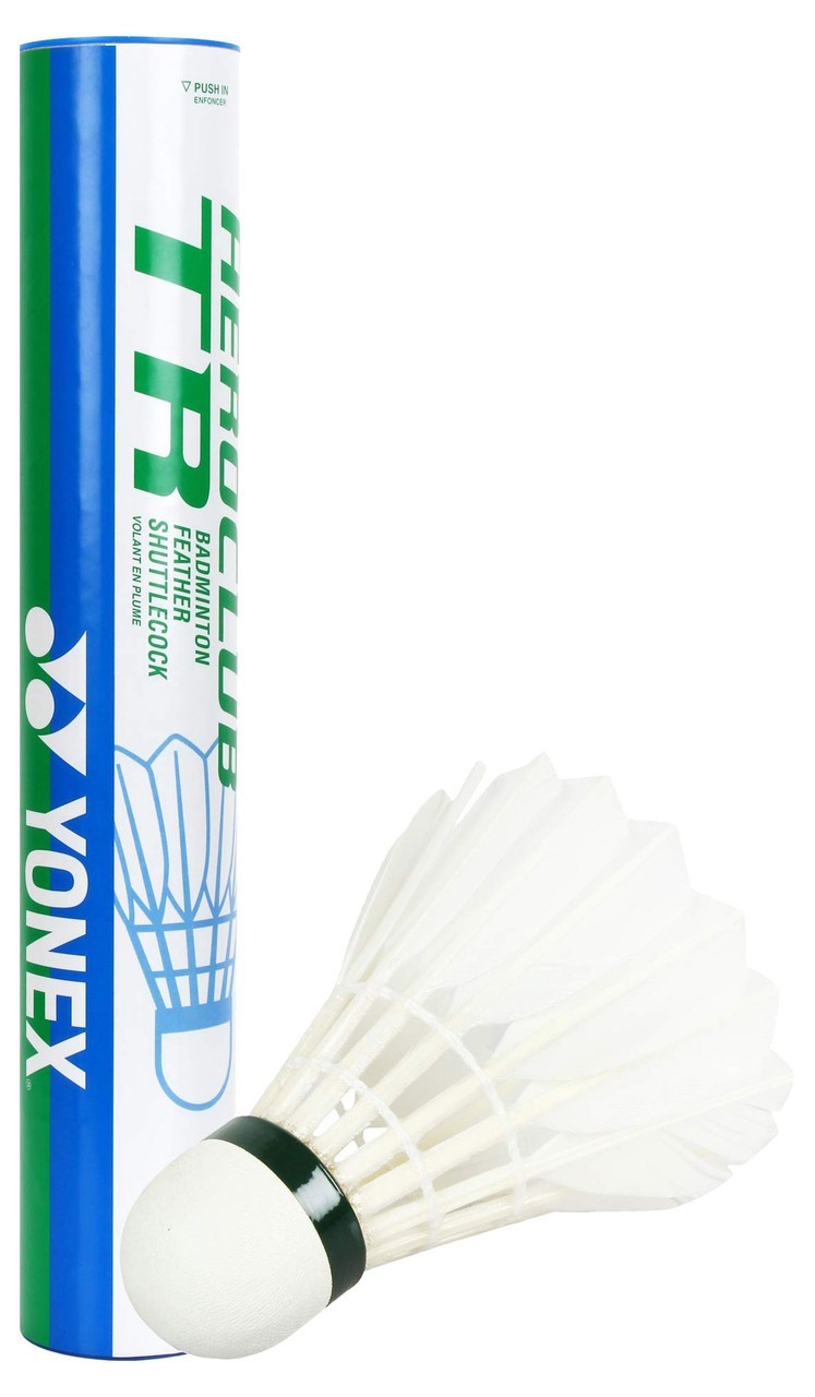 Yonex Aeroclub TR Feather Badminton Shuttlecocks Dozen - Premium Feather shuttle