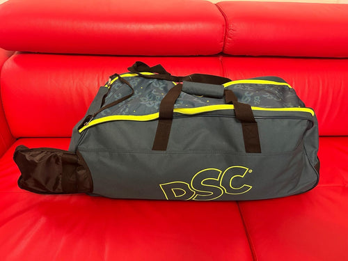 2026 DSC Condor Motion Junior Wheelie Cricket Bag - Blue - Size: 71 x26 x 32cm