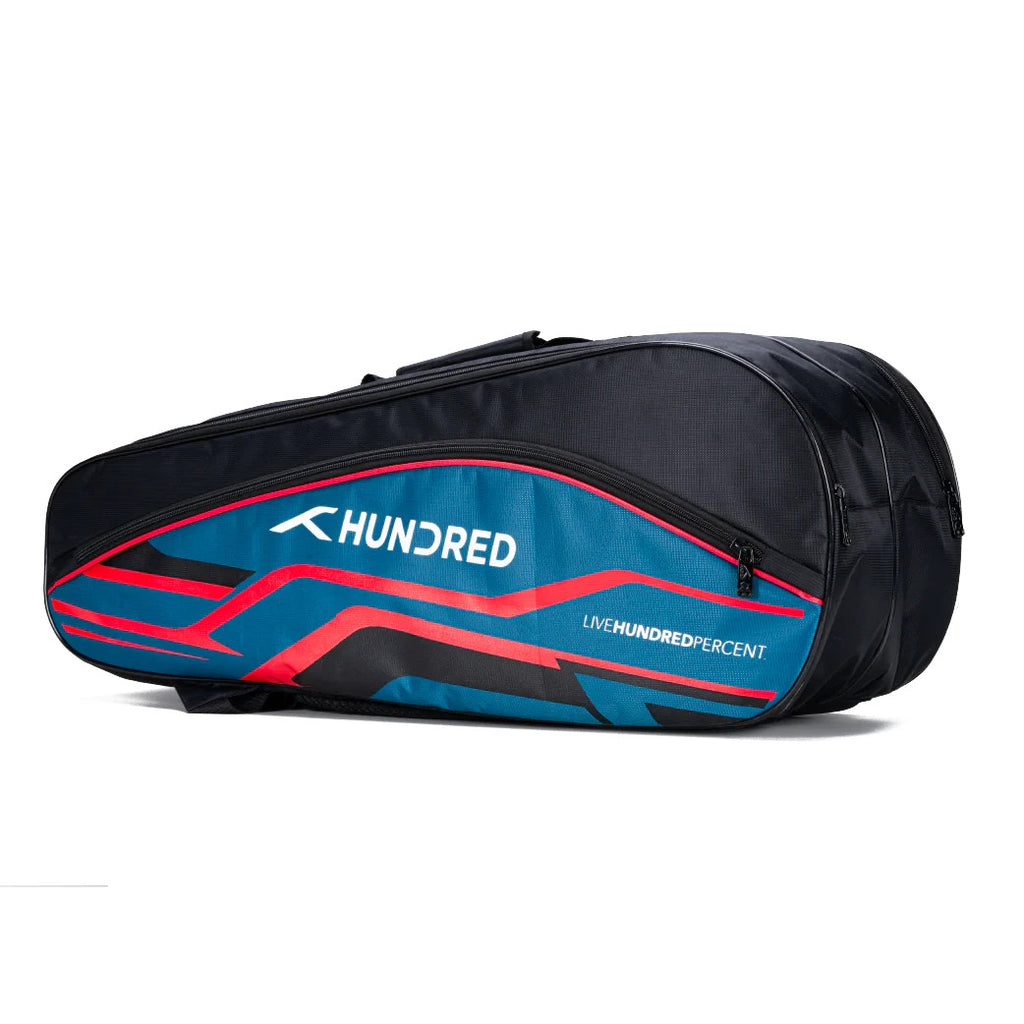 Hundred Glacio Pack Badminton Kit Bag – 50L Standard Black/Teal Green | Premium