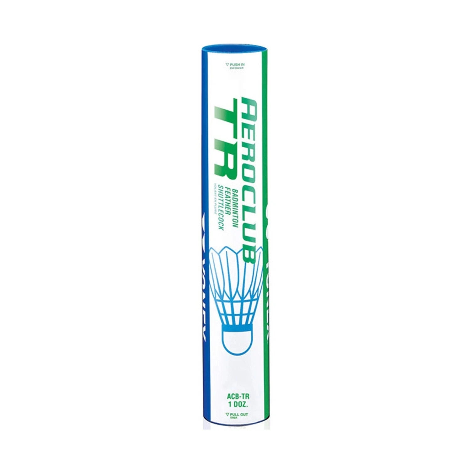 Yonex Aeroclub TR Feather Badminton Shuttlecocks Dozen - Premium Feather shuttle