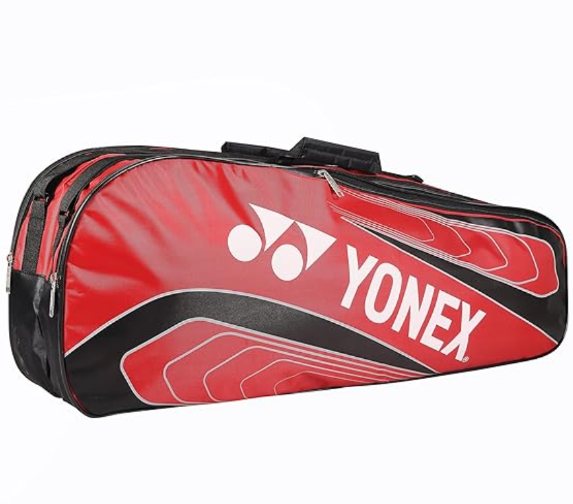 Yonex Racket Bag SUNR23025 | Storage of 3 Rackets & Clothes | Red | Premium |NEW