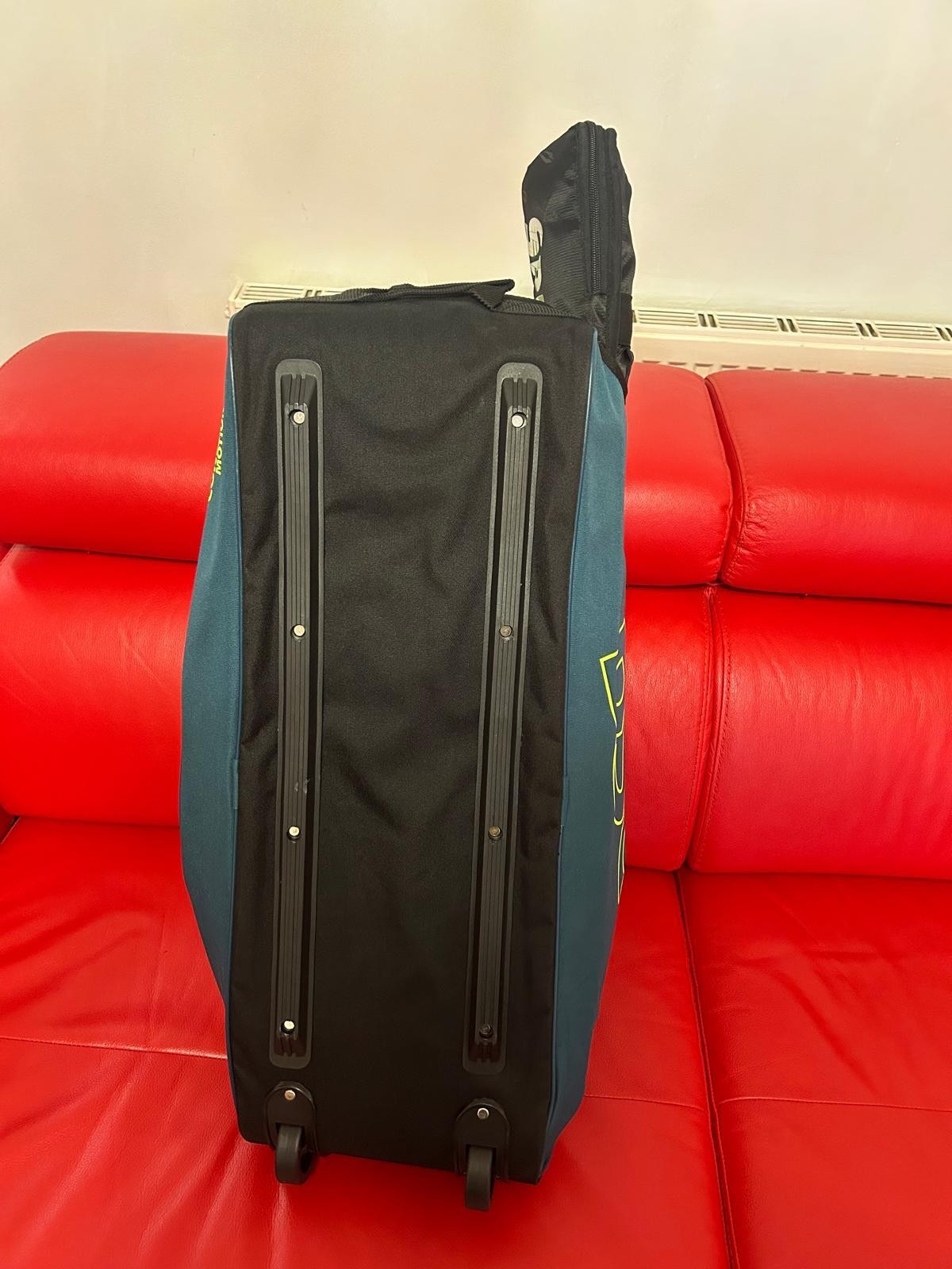 2026 DSC Condor Motion Junior Wheelie Cricket Bag - Blue - Size: 71 x26 x 32cm