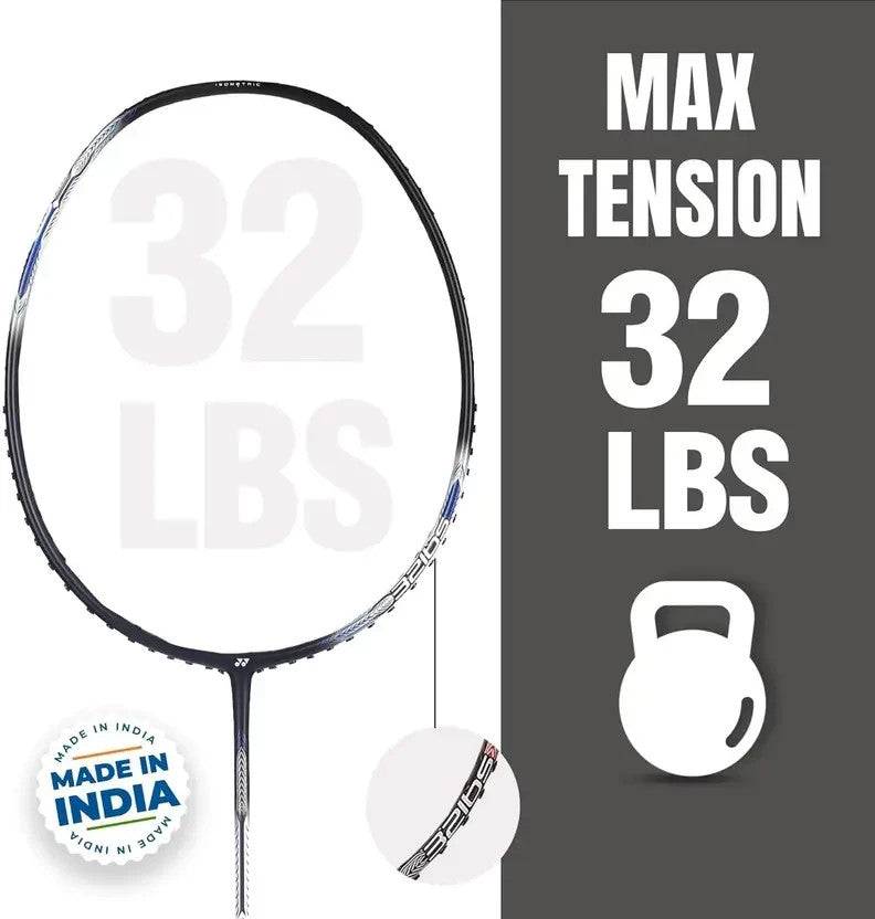 YONEX badminton racquet Astrox Attack 9 BLACK Strung Badminton Racquet Pack of 1