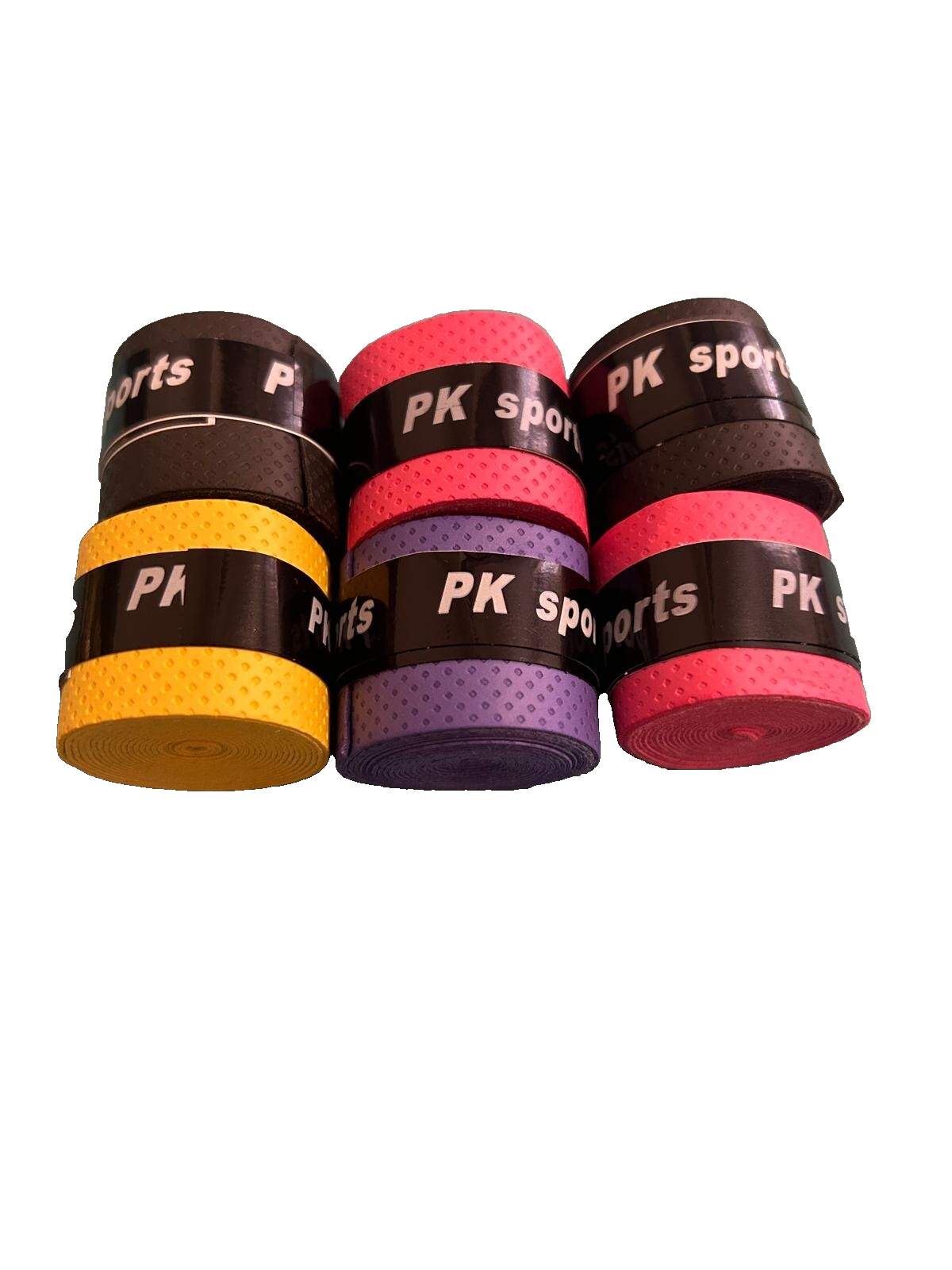 Badminton Replacement Grip Pack of 6 – Durable PU, Breathable, Comfortable Grip