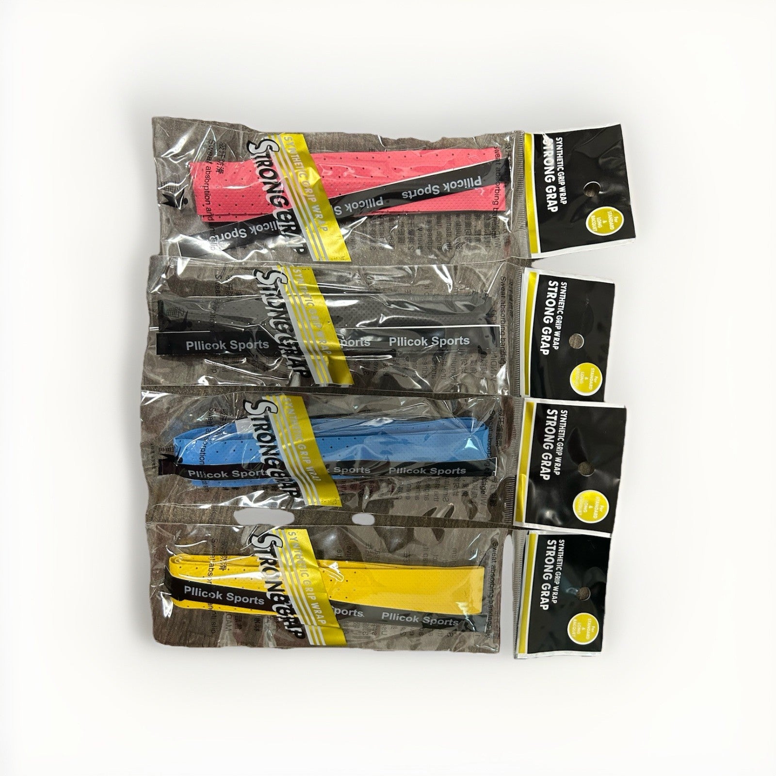 Anti Slip Badminton Overgrip, Tennis, Squash  (Pack of 4), With Foam layer |