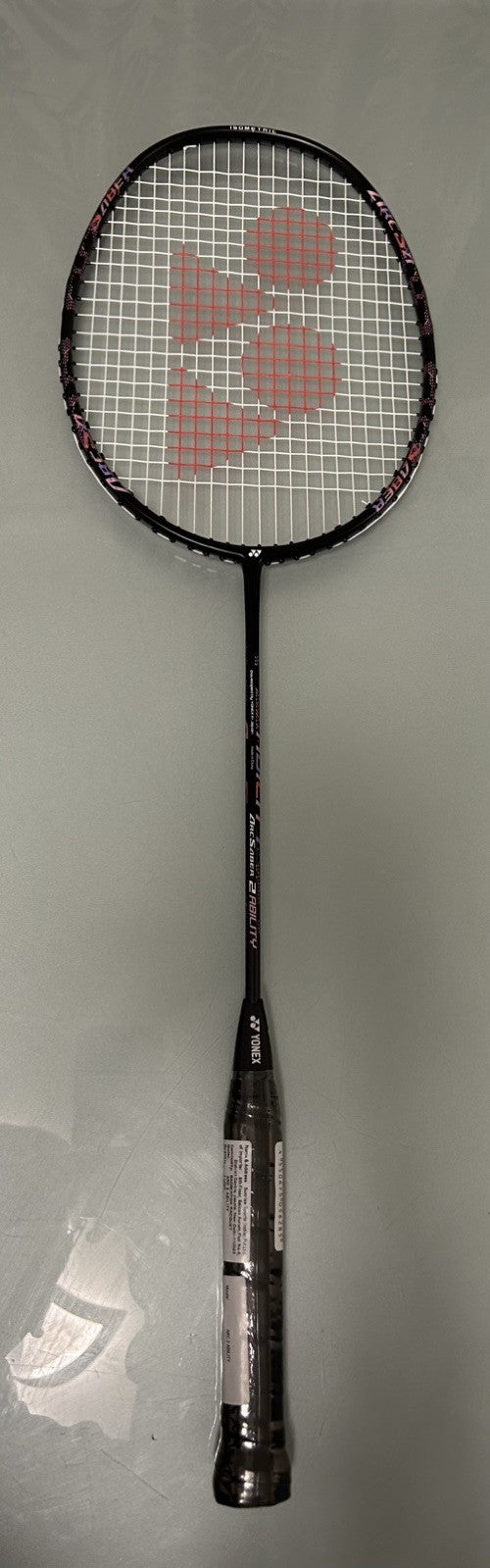 Yonex ArcSaber 2 Ability, Badminton Racket, Pre Strung, Black Pink, 4UG4
