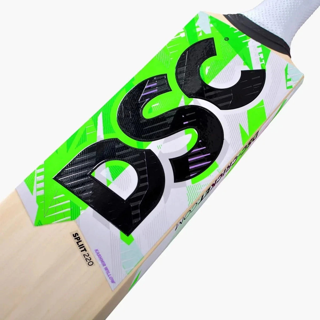2026 DSC Spliit 220 Kashmir Willow Junior Cricket Bat - Free P&P