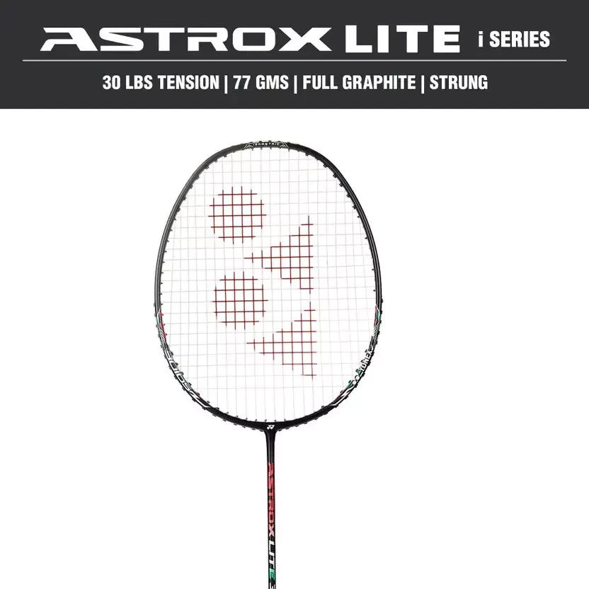 YONEX Astrox Lite 37i Black Strung Badminton Racquet (Pack of: 1, 77 g) | NEW |