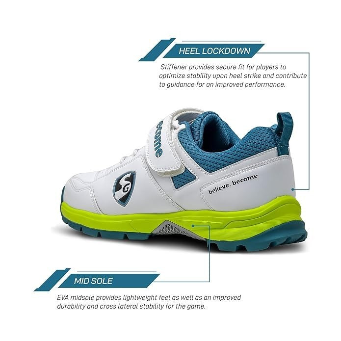Cricket Shoes | SG CENTURY 6.0 - Sleek Design | Size - UK - 7/8/9 Available