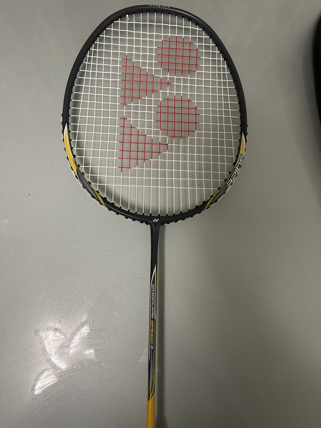 Yonex Nanoflare Speed 7 Badminton Racquet Yellow G4 4U Isometric Frame