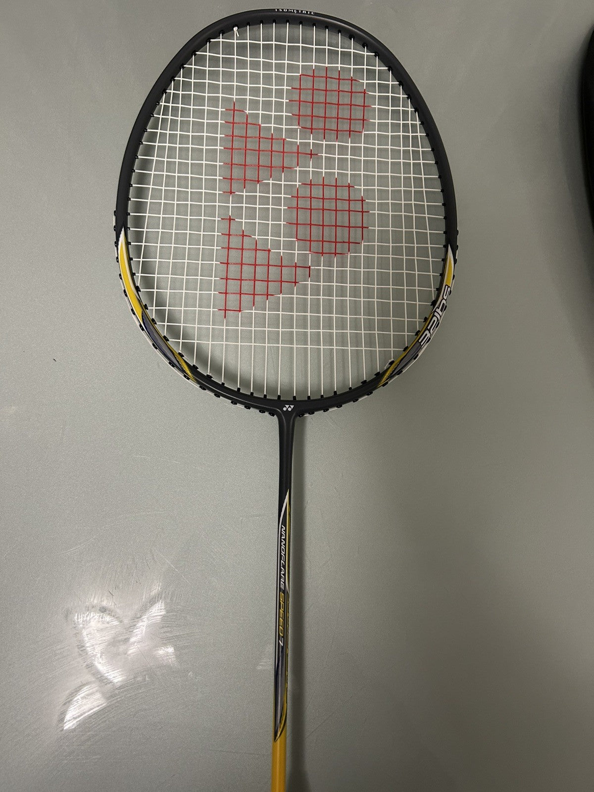 Yonex Nanoflare Speed 7 Badminton Racquet Yellow G4 4U Isometric Frame