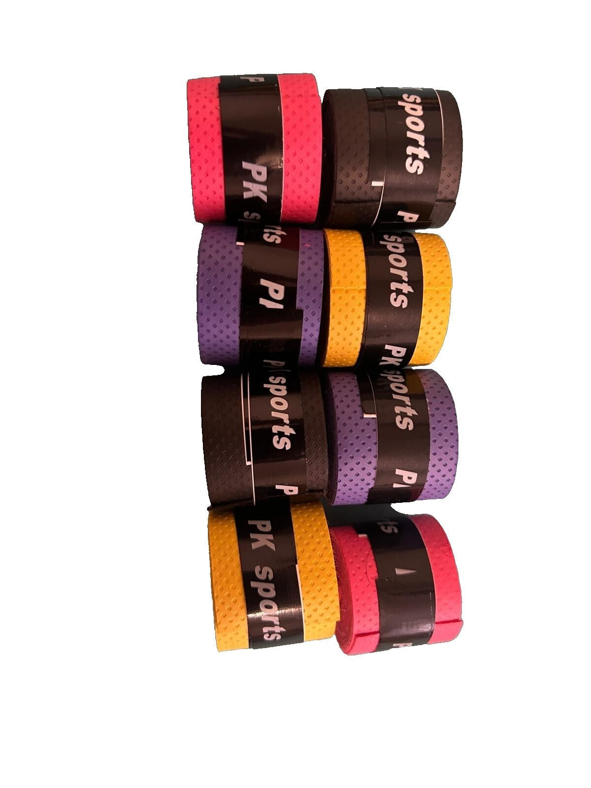 Badminton Replacement Grip - Pack of 8 – Breathable,Comfortable Grip Multicolour