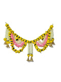 Diwali Decoration Door Hanging Artificial Doorway Yellow Flower toran Bhawandar