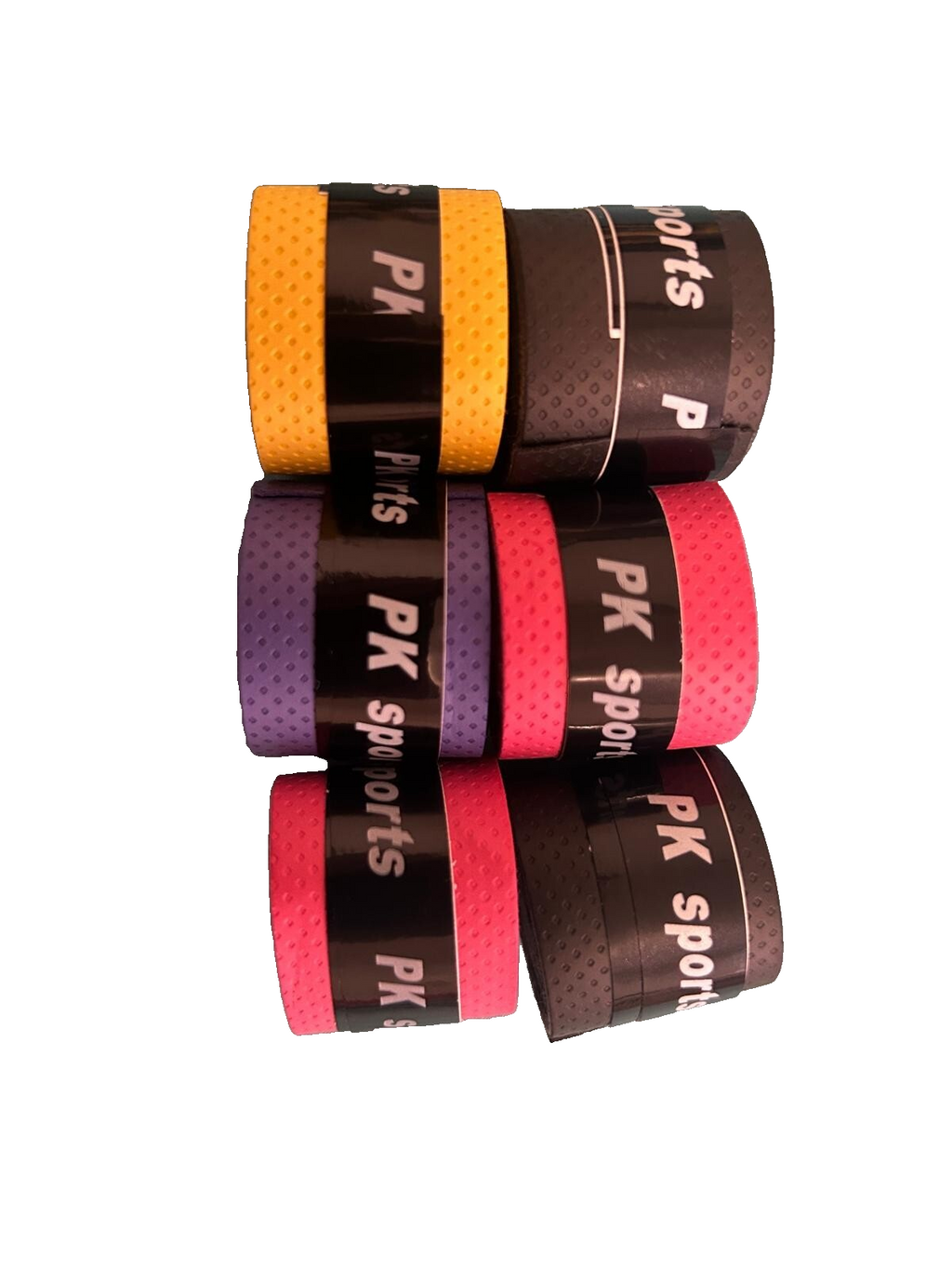 Badminton Replacement Grip Pack of 6 – Durable PU, Breathable, Comfortable Grip