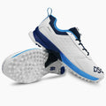 2026 DSC Cricket Unisex Jaffa 22 Rubber Sole Shoes White / Blue - Free P&P