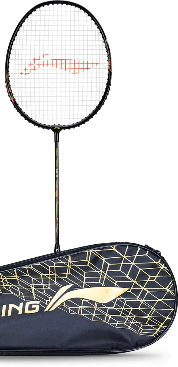 LI-NING Mega Power MP 5 Badminton Racquet With case - Pack of 1 - black