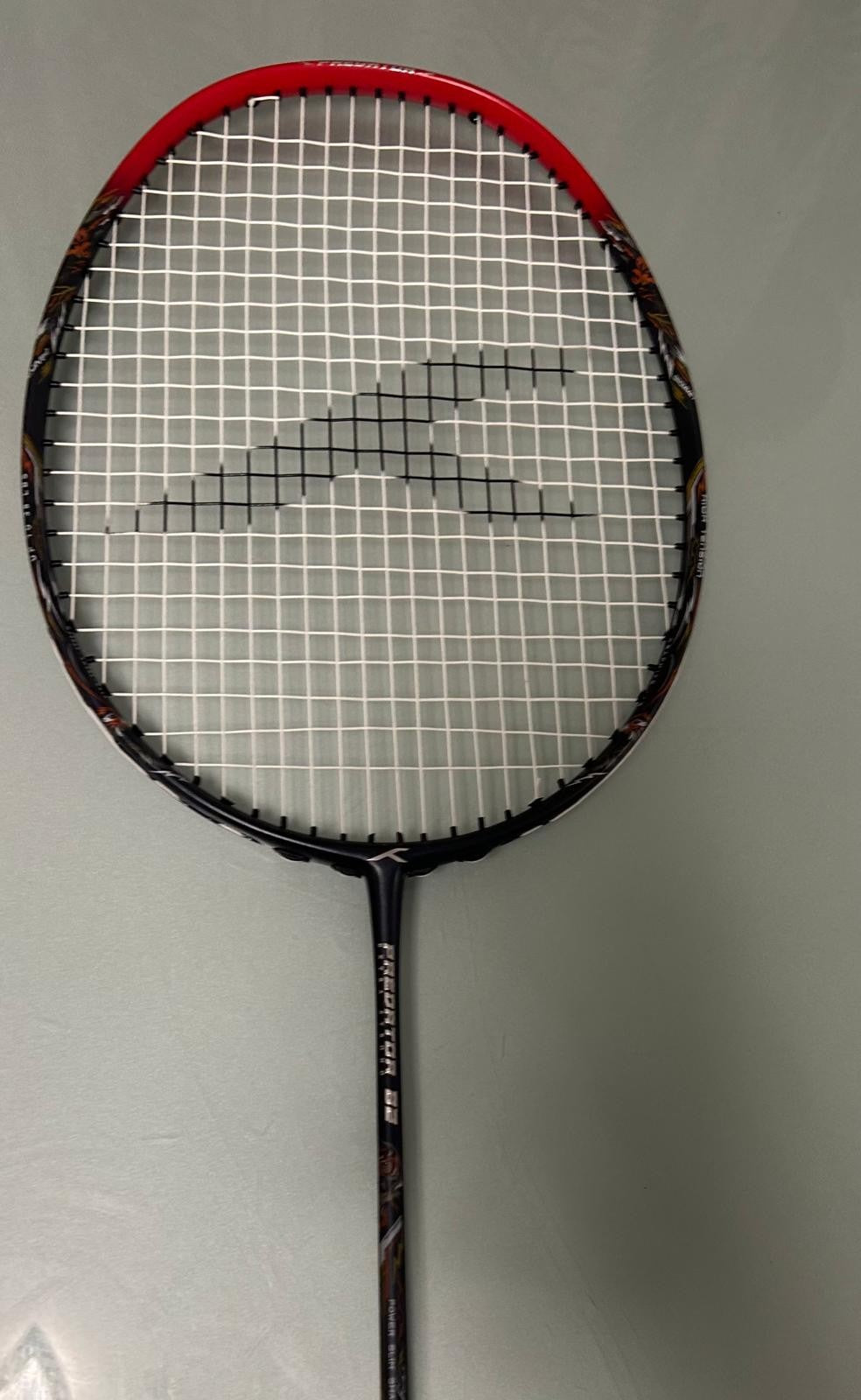 Hundred Predator 82 Extra Strong Graphite Badminton Racket Max Tension : ≤38 |4U