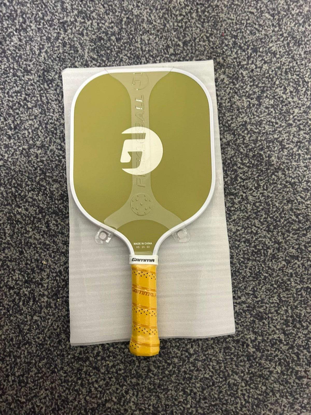 GAMMA Fusion Fashion Pickleball Paddle – Optional Paddle Cover – NEW